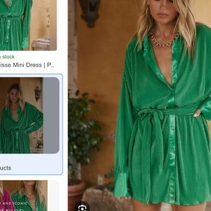 12th tribe green dress